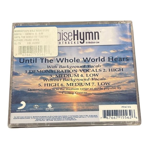 Until the Whole World Hears Praise Hymn Soundtracks Hi-Med-Low Accompaniment CD - Picture 2 of 3